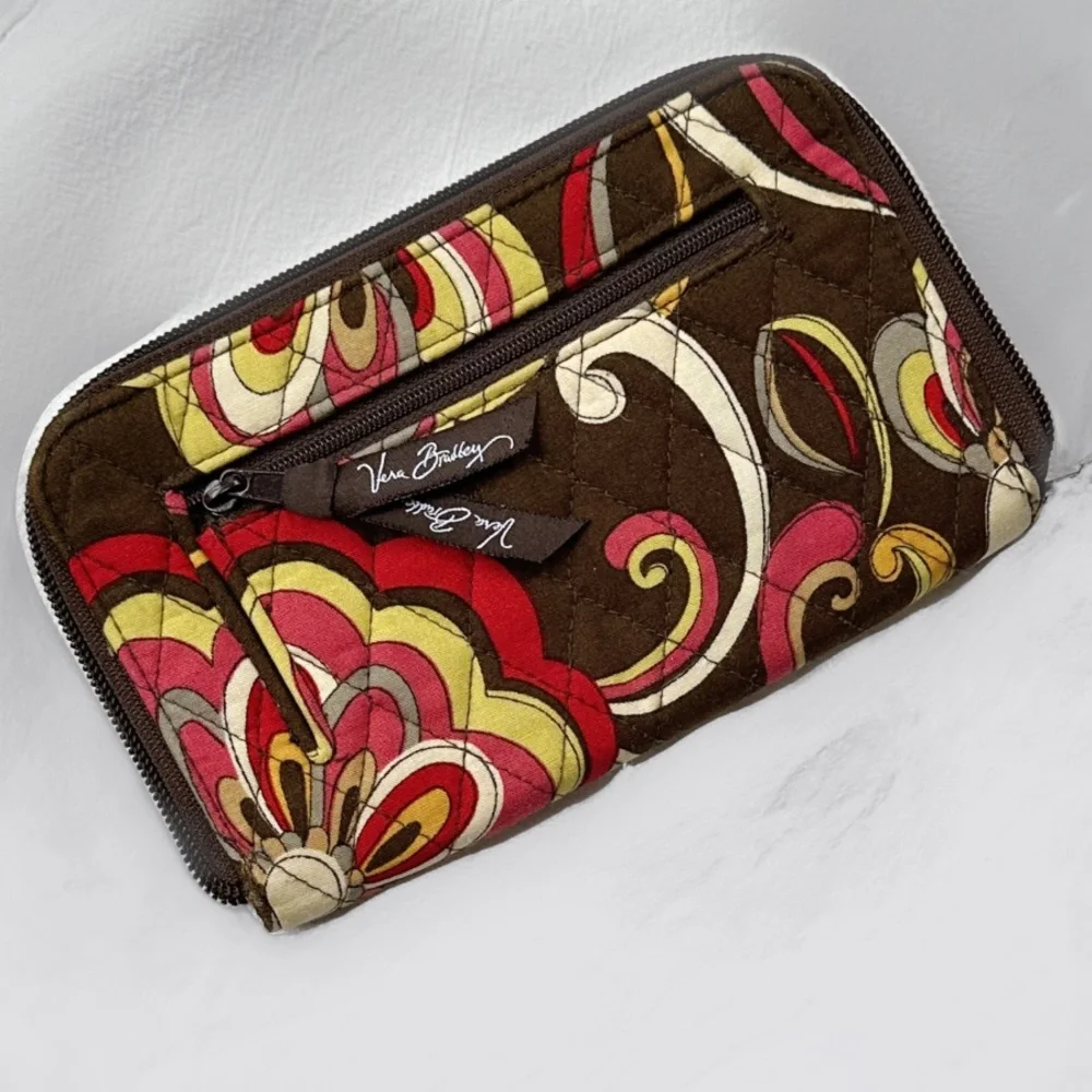 Vera Bradley Puccini Zip-Around Wallet Vintage Circa 2008 - Picture 4 of 10